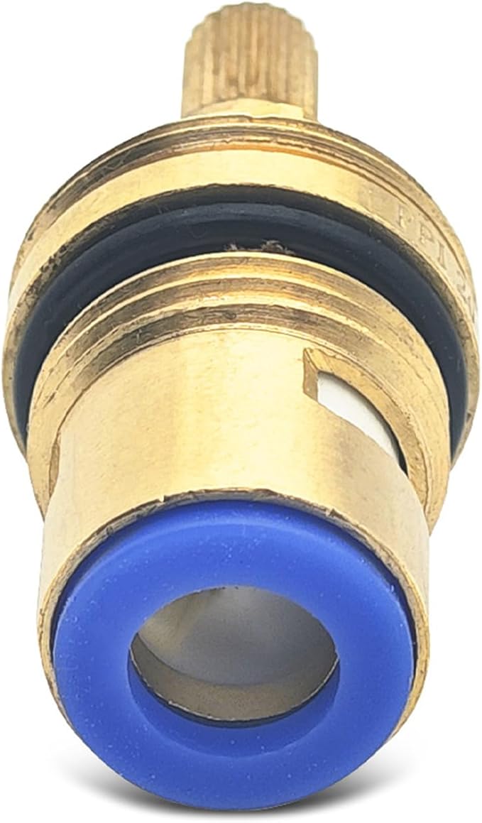 45883000 Ceramic Cartridge Compatible with Grohe Faucet Cartridge 1/2 Inch 1/4 Turn Clockwise Open 90 Degrees Right Side Close Cold Water for Ceramic Cartridge