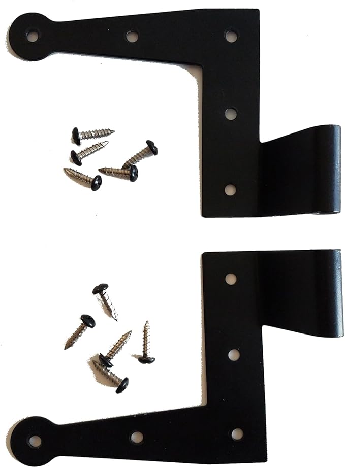 Stainless Steel Colonial Shutter Hardware (1 1/2" Offset) Complete Window Kit