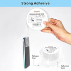 White Window Screen Repair Tape, 2 in X 30 FT (360IN) Kit for Windows or Doors, Strong Adhesive Patch Fiberglass Mesh Repair