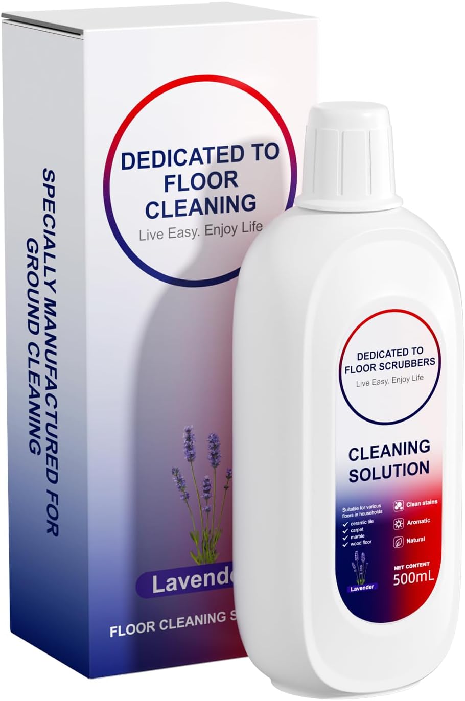 Floor Cleaning Solution Compatible With Tineco, Deep Cleans for Multiple Hard Floors, Suitable With All Robot Vacuums with Mopping and Cordless Wet/Dry Vacuum Mop Cleaner (New Lavender 1 Bottle)