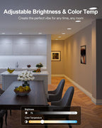 Lumary Smart Recessed Lighting 6 Inch, Canless LED Recessed Lights 13W 1000LM, Color Changing LED Downlight with J-Box, Compatible with Alexa/Google Assistant/BT Remote, ETL Listed, 4 Pack