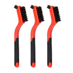 3pcs Nylon Brushes for Cleaning, Small Cleaning Brushes for Tight Spaces, Car Detailing Brush Set for Cleaning Dust in Holes