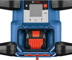 BOSCH GRL4000-80CH REVOLVE 18V Connected Self-Leveling Horizontal Rotary Laser Kit, Includes CORE18V 4 Ah Battery & Charger, Receiver, Battery Adapter, 4 D Batteries, 2 AA Batteries, & Carrying Case