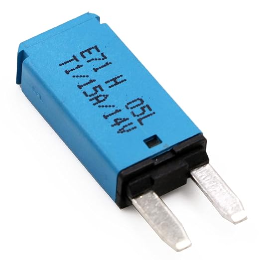 15A 12V ATM Low Profile Mini Fuse Circuit Breaker Auto Reset E71 - UL Certified 15 Amp Self Resetting Blade Fuses 12 Volt DC for Car RV Automotive Truck Boat Solar - Pack of 3