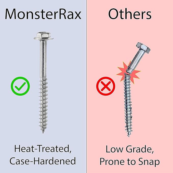 MonsterRax Overhead Garage Storage Rack - 4 x 8 Ceiling Shelving, Adjustable Hanging Racks, Color: White, 24"-45" Ceiling Drop.