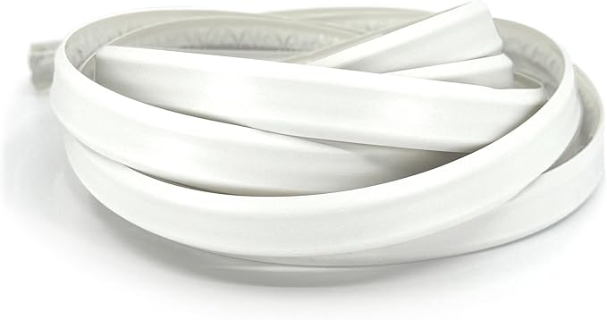 InstaTrim White New & Improved Caulk Trim, 3/4" by 10 ft, Flexible, Waterproof for Bathroom, Floors, and Walls | Easy Installation | No Mess, Stain Resistant, Made in The USA