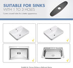 Faucet Cover Plate, Stainless Steel Deck Plate for Kitchen Sink Faucet Single Hole or Bathroom Faucet 1-3 Hole Faucet Hole Cover Round 10 Inch (Oil Rubbed Bronze)