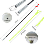 DR.PEN Flexible Grabber Claw Pick Up Reacher Tool (Drain Clog Remove Tool), With 4 Claws Bendable Hose Pickup Reaching Assist Tool for Litter Pick, Home and Kitchen Sink, Drains, Toilet (63 inch)