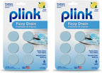 Plink Fizzy Drain Cleaner, 6 Count (Pack of 2), Lemon Scent