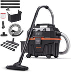 WECLEAN 4 Gallon 5.5 Peak HP Commercial Wet Dry Vacuum Cleaner Shop Vac for Outdoor Patio Wet & Dry Construction Shop Vac with Blower Gift for Father