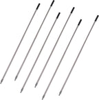 Matthew Cleaning Commercial Screw On Mop Handle for Floor Cleaning Heavy Duty Mop Head Replacement Holder 60inch with Threaded Metal Tip(Gray, 6 Pack)