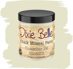 Dixie Belle Paint Company Chalk Finish Furniture Paint - Cucumber Ice (8oz) - Matte Subtle Green Chic Chalk Mineral DIY Furniture Paint
