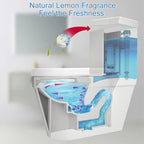 KIISIISO Toilet Bowl Cleaner Tablets, 12 PACK Commercial Household Bathroom Cleaners, Automatic Toilet Tank Cleaners Deodorizers(Blue and White)