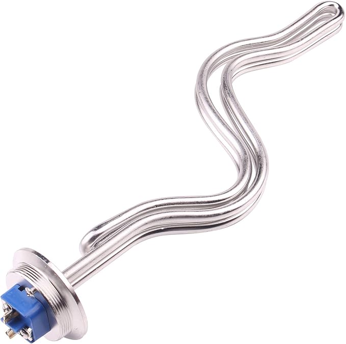 DERNORD 2 Inch (OD64) Tri-clamp Ripple Heating Element Electric Water Heater 6500W 240V