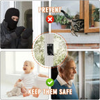 Sliding Window Sash Locks Black ZUONAI 8 Pack Cam Sash Locks for Double Hung Window Latch Lock Security Vinyl Window Sash Lock and Keeper Replacement for Vertical and Horizontal Sliding Windows