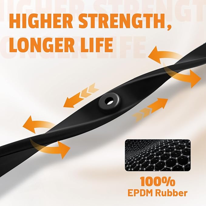 Adjustable 31" Rubber Bungee Cords with Hooks, EPDM Bungee Cord with 150% Max Stretch, Heavy Duty Bungee Straps for Securing Tarps, Canvases, Cargo, Motorcycle, Weatherproof, Pack of 10