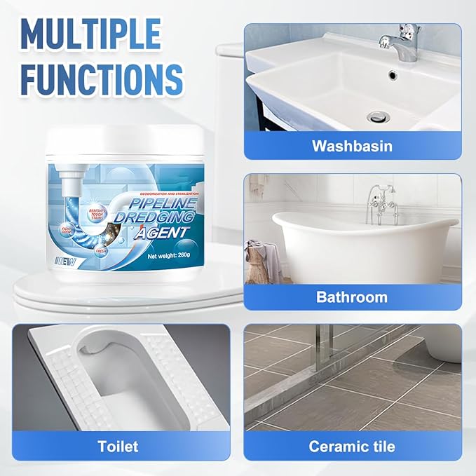 Drain Clog Remover Powerful Unclogging Sink Hair Cleaner for Kitchen, Shower Pipes and Drains(one size 1)