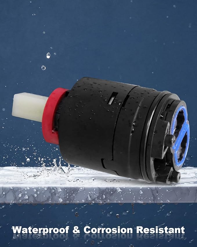 40PHF-2 Pressure Balance Cartridge, Shower Cartridge Replacement Fit for Shower Faucet, Cartridge Only 40mm