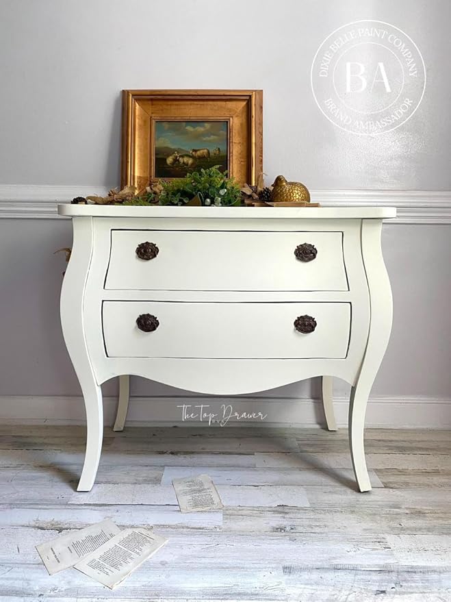 Dixie Belle Paint Company Chalk Finish Furniture Paint - Cucumber Ice (16oz) - Matte Subtle Green Chic Chalk Mineral DIY Furniture Paint