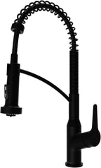 Karran Scottsdale Single-Handle Pull-Down Sprayer Kitchen Faucet in Matte Black