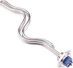 DERNORD 240V 6500W Ripple Water Heater Element Screw-In Lime Life - Ultra Low Watt Density