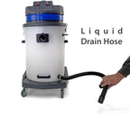 Compact Industrial Wet/Dry Vacuum Cleaner | 2 Motors | 2000 Watt Power | 225 CFM | 19 Gallon Capacity