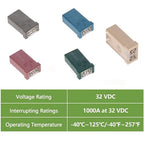 15A 20A 25A 30A 40A 32V Mini Automotive MCASE Shaped Cartridge Fuse Kit (Pack of 20pcs)