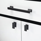 COTYKILEY 10 Pack 5 Inch(128mm) Matte Black Cabinet Handles Black Kitchen Cabinet Pulls Cabinet Door Handles Kitchen Cabinet Hardware Cupboard Drawer Pulls Dresser Handles