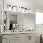 TODOLUZ Vanity Lights 6-Lights Bathroom Lighting Over Mirror, Wall Light Fixture Home Wall Lamp for Dining Room Dress Table, E26 Bulb Base