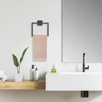 TURS 10-Piece Bathroom Hardware Accessories Set Matte Black Towel Bar Holder Set SUS304 Stainless Steel Towel Racks for Bathroom Wall Mounted, 23.6-Inch