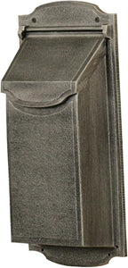 Special Lite Contemporary Vertical Wall Mount Mailbox - Swedish Silver Aluminum Mailbox for Wall Mount - SVC-1002-SW