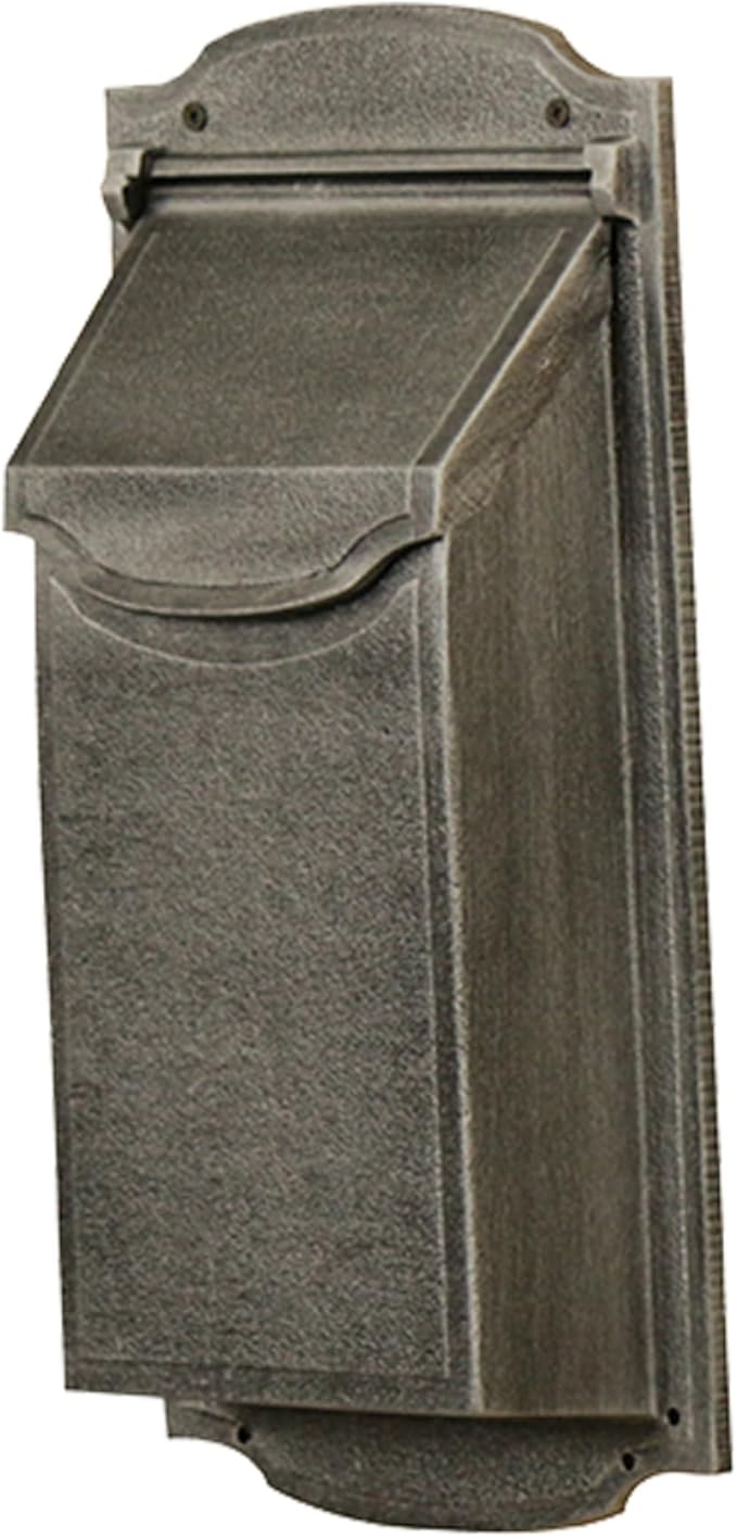 Special Lite Contemporary Vertical Wall Mount Mailbox - Swedish Silver Aluminum Mailbox for Wall Mount - SVC-1002-SW