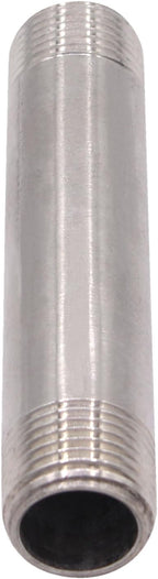 1/2" X 1/2“ NPT Male Nipple Stainless Steel 304 Cast Pipe Coupling fitting 4" Length