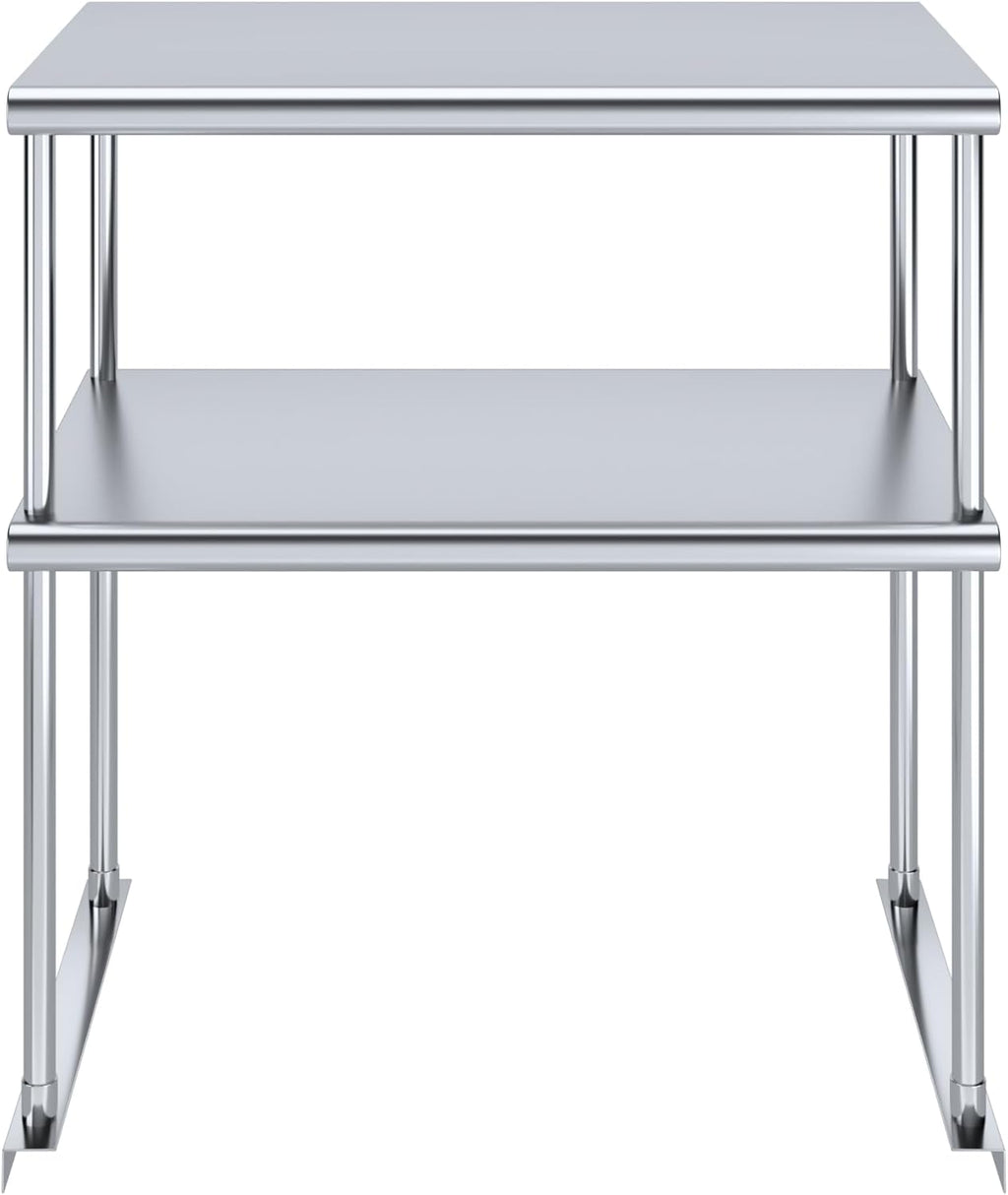 AmGood Double OverShelf Stainless Steel NSF - Many (30" Long x 18" Deep)