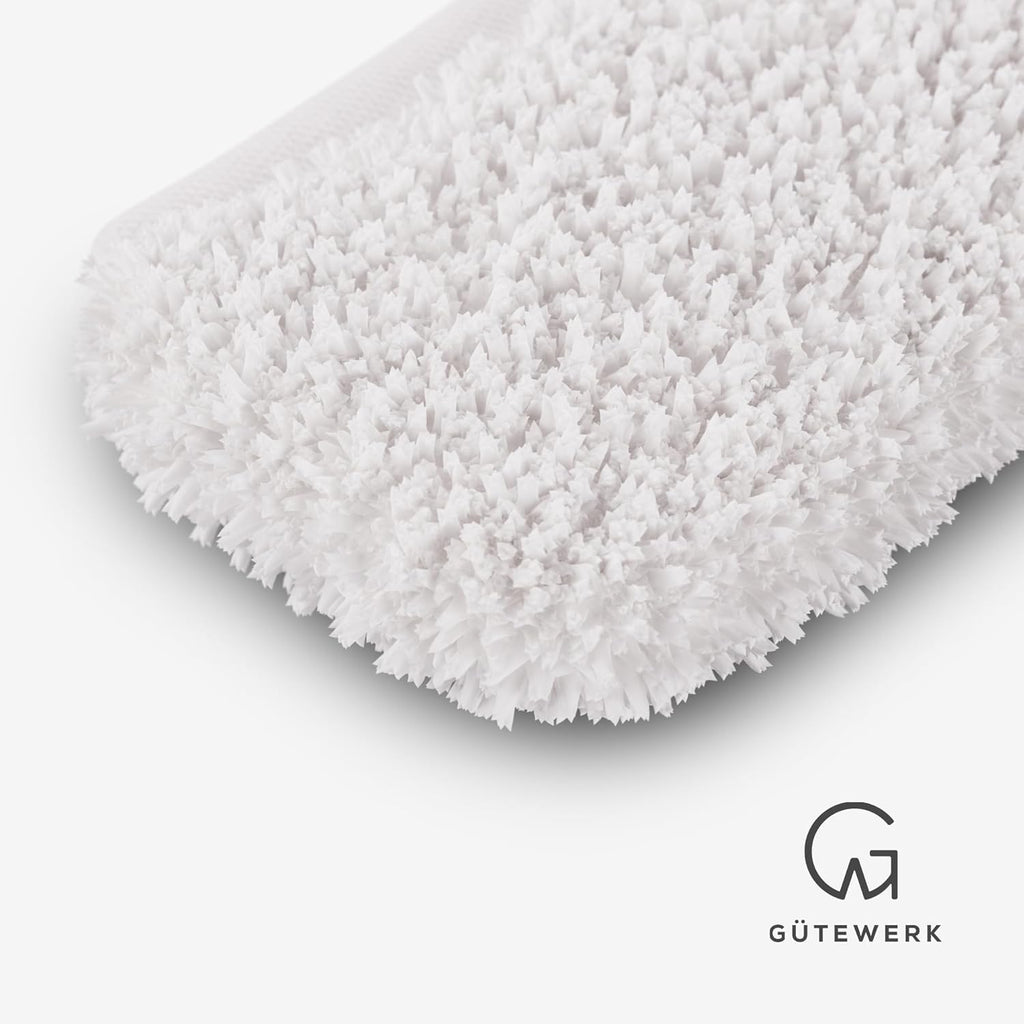 GÜTEWERK 2× Microfibre Cloths – Accessory for 11" Squeegee – Lint-Free, Streak-Free Cleaning for Car, Home, Kitchen, Windows & Glass – Cloths Only, Squeegee NOT Included