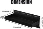 Mayouko Magnetic Tool Tray 12"x4.5"x1.25", Parts Organizer for Cabinets, Boxes, Chest, Garage Magnetic Side Toolbox Holder Shelf