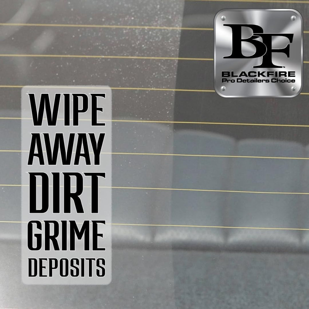 Blackfire Pro Detailers Choice Glass Cleaner | Streak-Free & Ammonia-Free Formula | Safe for Tinted Windows & Automotive Glass | BF-430 | 32 oz Spray Bottle