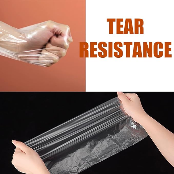 10 Pieces Plastic Drop Sheets for Painting, Waterproof and Dust-Proof Clear Cloth for Furniture Cover, 9x12 Feet Tarps