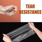 10 Pieces Plastic Drop Sheets for Painting, Waterproof and Dust-Proof Clear Cloth for Furniture Cover, 9x12 Feet Tarps