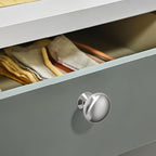 SAILING 10 Pack Cabinet Knob- Brushed Nickel Furniture Hardware Handles for Kitchen Cabinets Bedroom Dresser Wardrobe Cabinet Pulls