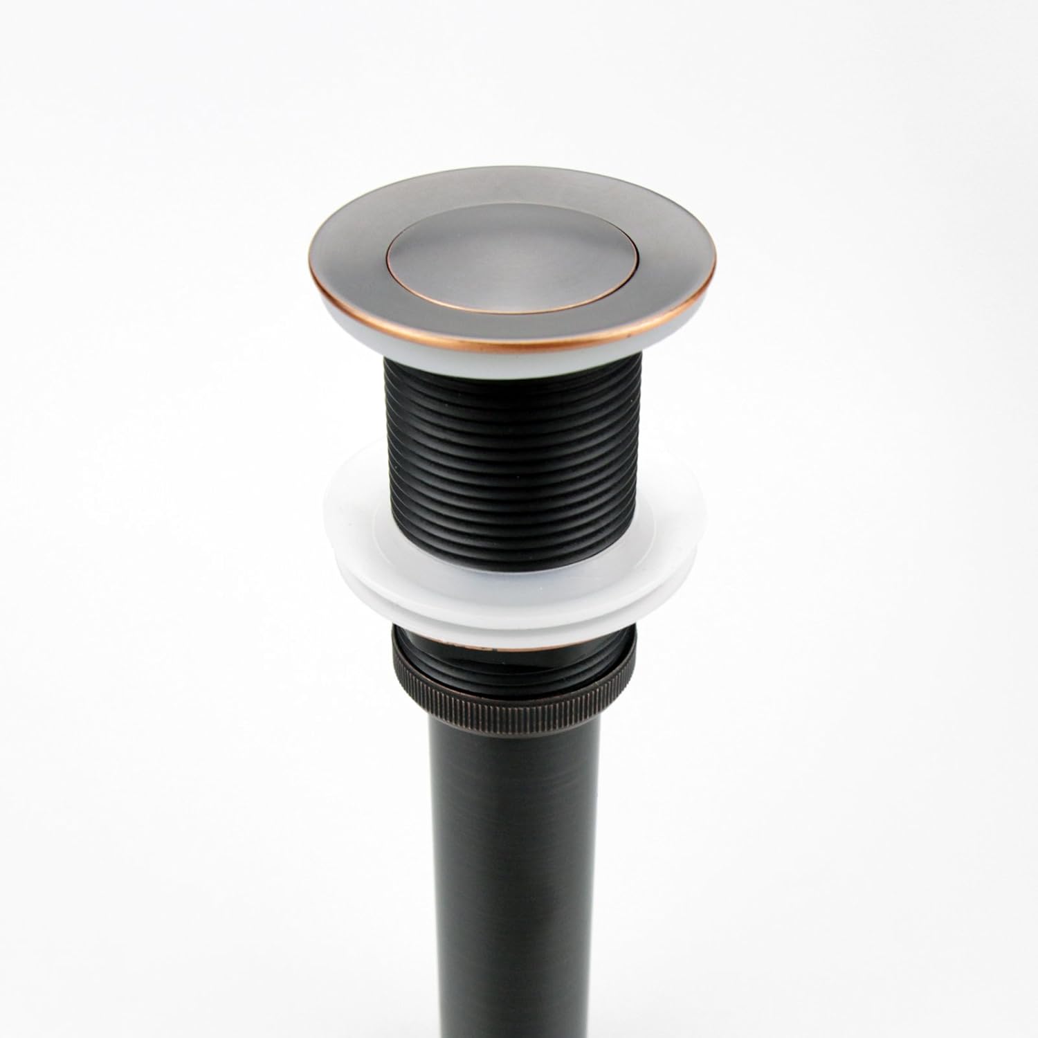 Oil Rubbed Bronze Pop Up Drain, Bathroom Vessel Lavatory Vanity Faucet Sink Drain Stopper, ORB without Overflow