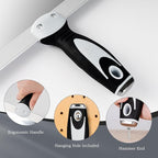 Mister Rui 8" Drywall Taping Knife, Stainless Steel Taping Knife, Plastering Spatula Tools, Plastering Tool, Soft Grip Handle for Drywall Joint Taping