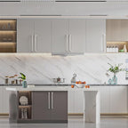 Asidrama 10 Pack 10 Inch(254mm) Brushed Satin Nickel Kitchen Cabinet Handles, Cabinet Pulls Kitchen Cabinet Hardware for Cupboard Drawer Pulls