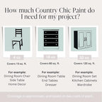 Country Chic All-in-One Chalk Paint for Furniture, Cabinets, Home Decor, Eco-Friendly, Matte Finish, Built-In Primer & Top Coat for Wood, Metal - Darling (Light Purple) - Quart 32 oz (950 ml)