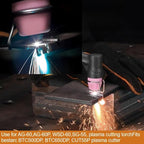 AG-60 Plasma Cutter Torch Consumables, SG-55 AG-60 WSD-60 Plasma Cutter Accessories for CUT55/CUT55PRO, 26Pcs