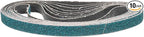 3/4 x 20.5 Inch Sanding Belt, 10 Pcs 40 Grit Zirconia Knife Sharpener Belts Work Sharpening for Belt Sander Knife Carving Tool Metal Working