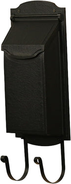 Special Lite Contemporary Vertical Mailbox Wall Mount Mailbox - Black Aluminum Mailbox for Wall Mount - SVC-1002-BLK