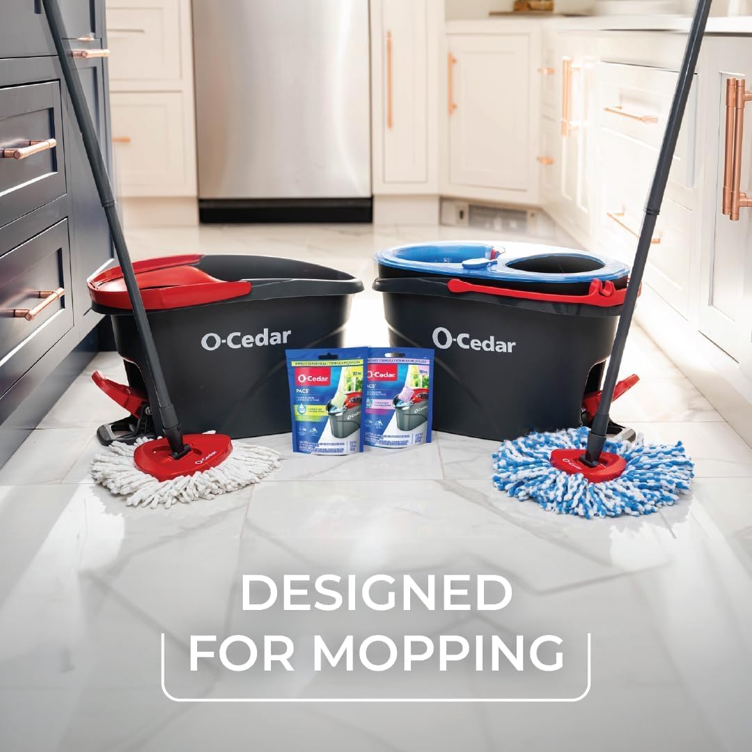 O-Cedar Floor Cleaning 40ct Pacs Citrus Scent 10ct (4-Packs)