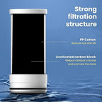 Waterdrop Water Filter for Sink Faucet, 360° Rotating Stainless Steel, NSF Certified Water Purifier for Kitchen Sink, 12 Months Long Lasting Tap Water Filter, Reduce Chlorine, 4 Filters