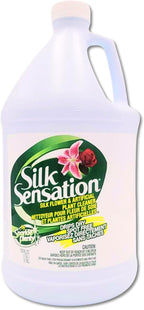 Sparkle Plenty Silk Sensation Artificial Flower & Plant Leaf Cleaner and Shine, Fake Flower Dusting Spray, Silk Plant Cleaner Spray, Drip Dry Cleaning Supplies for Artificial Tree (1 Gallon)